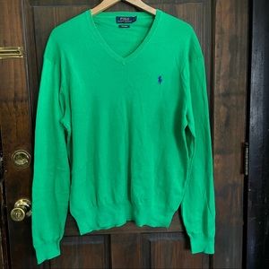 POLO Ralph Lauren Pima Cotton V-Neck Sweater